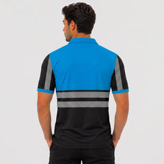 Toro Activa Hi-Vis Short Sleeve T-Shirt 805 - Black/Blue TORO ACTIVA