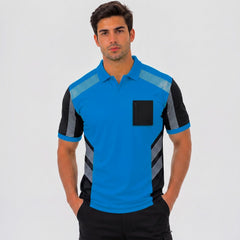 Toro Activa Hi-Vis Short Sleeve T-Shirt 805 - Black/Blue TORO ACTIVA