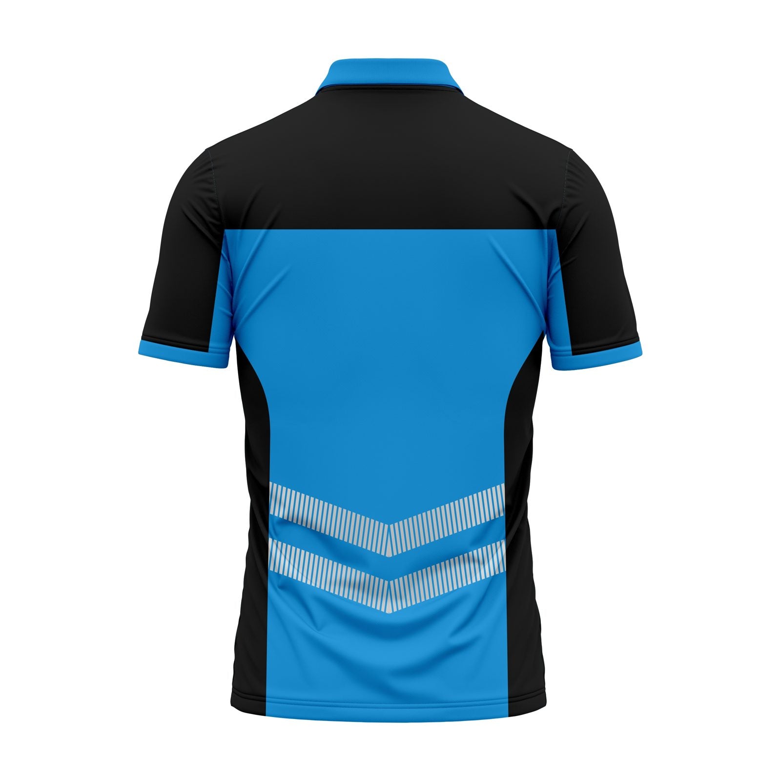 Hi-Vis Short Sleeve T-Shirt 808 - Blue/Black - back view