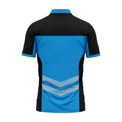 Hi-Vis Short Sleeve T-Shirt 808 - Blue/Black - back view