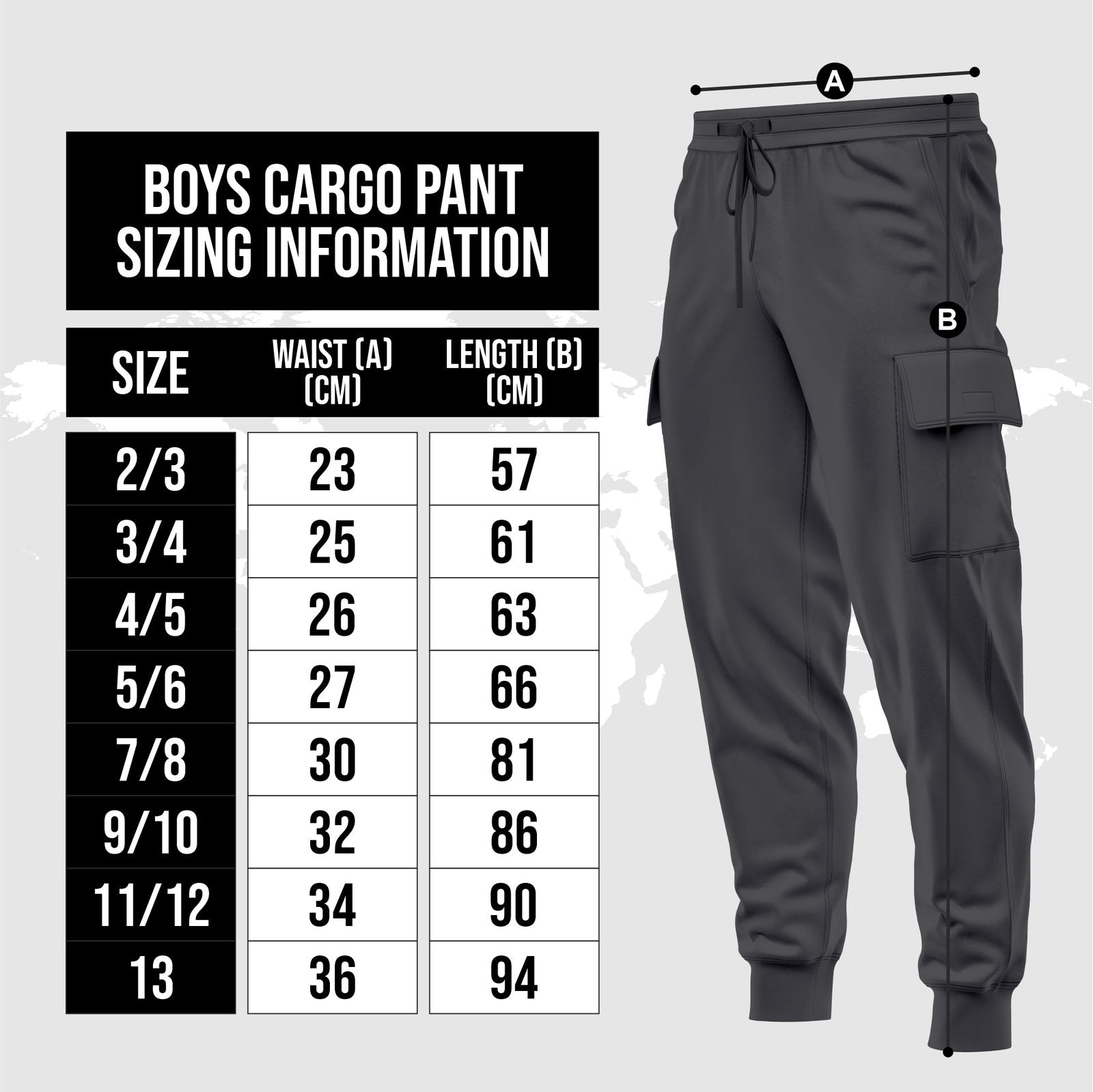 Toro Activa Kids PE Fleece Cargo Jog Pants - Charcoal TORO ACTIVA