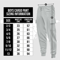 Toro Activa Kids PE Fleece Cargo Jog Pants - Grey TORO ACTIVA