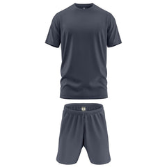 Mens Gym Set T-Shirt & Shorts - Grey TORO ACTIVA