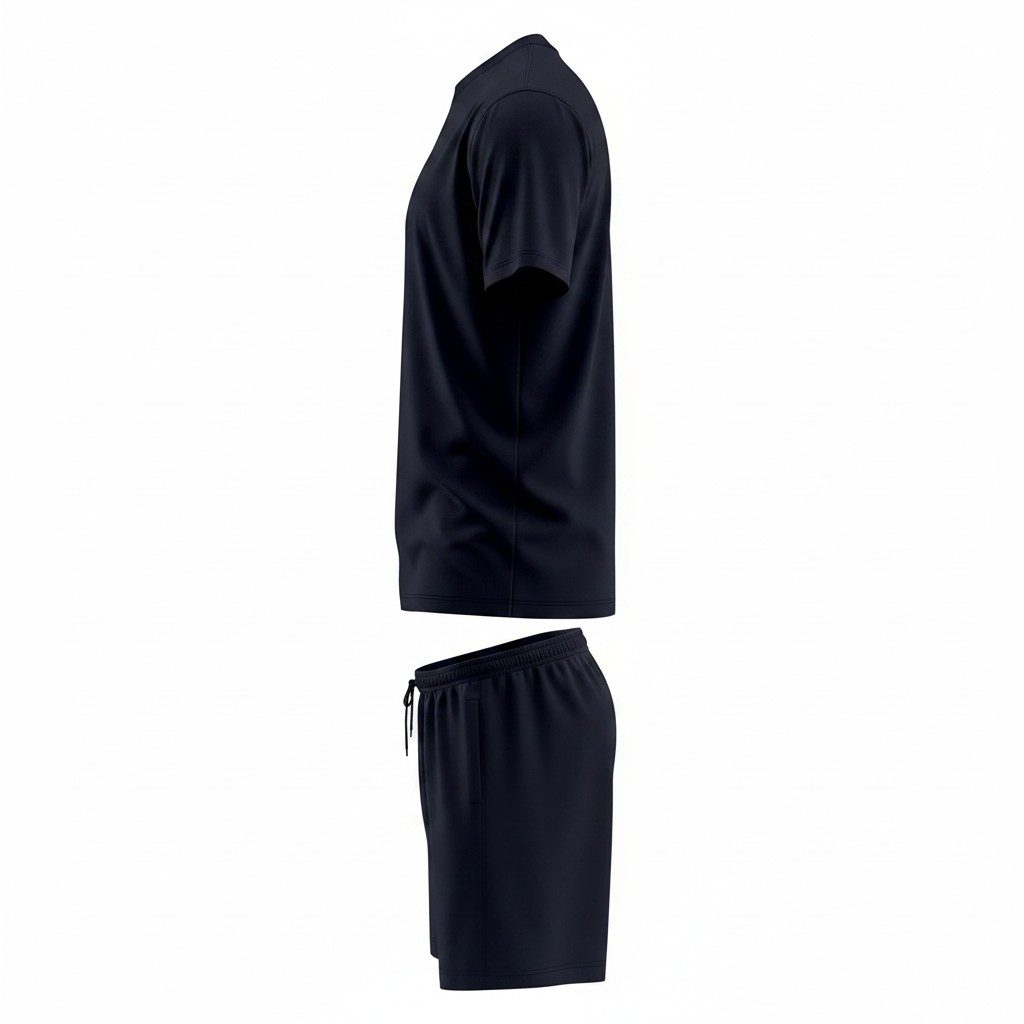 Mens Gym Set T-Shirt & Shorts - Navy TORO ACTIVA
