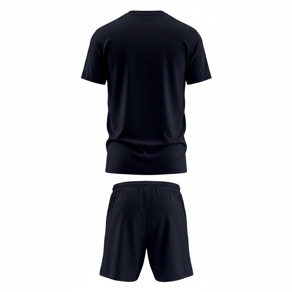 Mens Gym Set T-Shirt & Shorts - Navy TORO ACTIVA