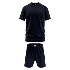 Mens Gym Set T-Shirt & Shorts - Navy TORO ACTIVA