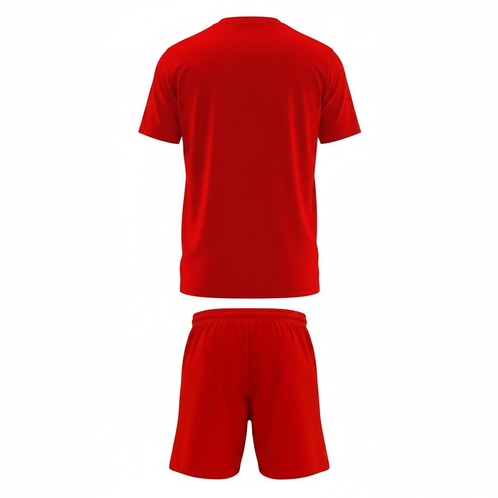 Mens Gym Set T-Shirt & Shorts - Red TORO ACTIVA