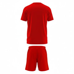 Mens Gym Set T-Shirt & Shorts - Red TORO ACTIVA