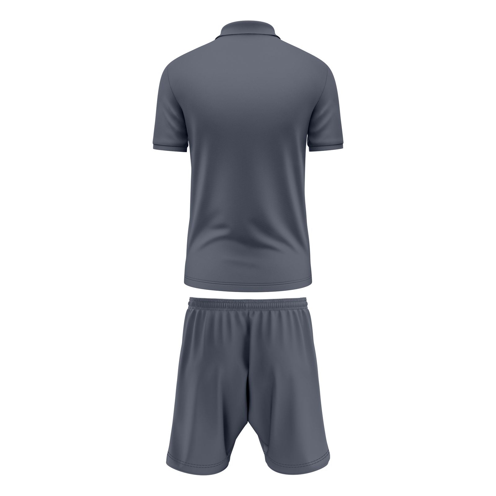 Mens Performance Polo & Shorts Set - Grey TORO ACTIVA