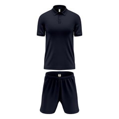 Mens Performance Polo & Shorts Set - Navy TORO ACTIVA