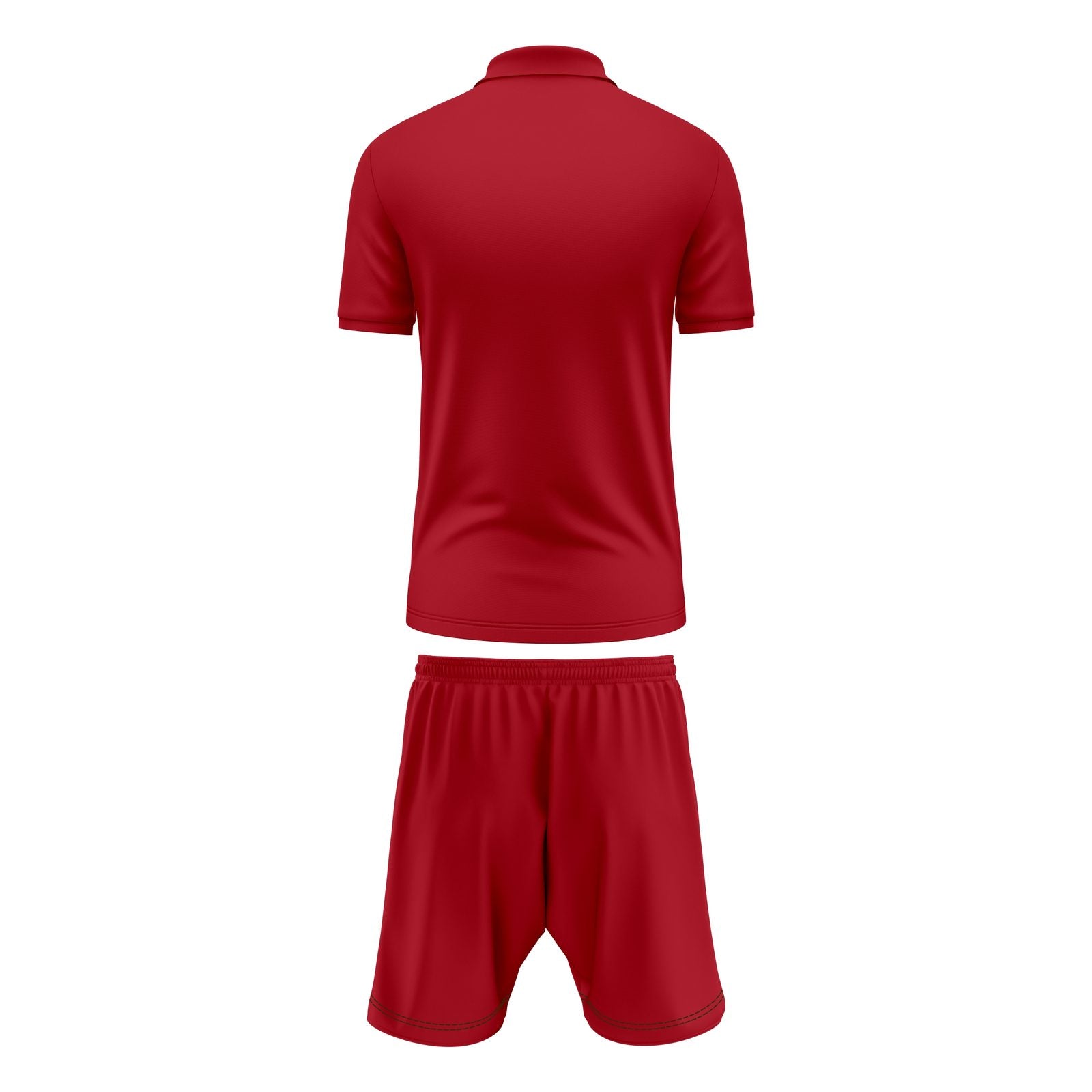 Mens Performance Polo & Shorts Set - Red TORO ACTIVA