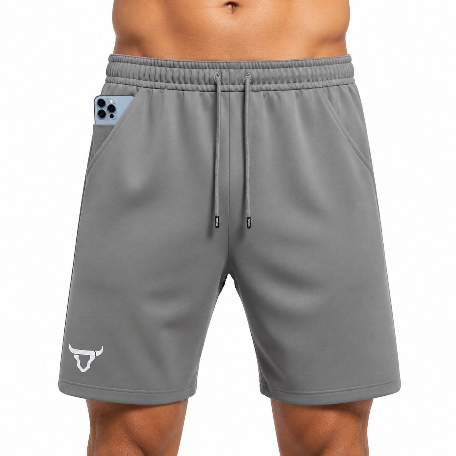 Toro Activa - Men's Running Shorts Pack of 2 - Black & Grey TORO ACTIVA