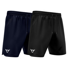 Toro Activa - Men's Running Shorts Pack of 2 Black Navy TORO ACTIVA