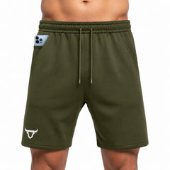 Toro Activa - Men's Running Shorts Pack of 2 - Black & Olive TORO ACTIVA